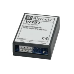 Altronix, VR5T Voltage Regulator Converts 24VAC/VDC to 12VDC, 3A max
